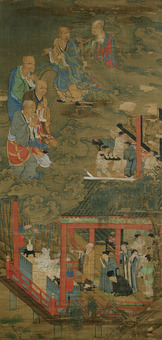 6重文　五百羅漢図　羅漢供（大徳寺）