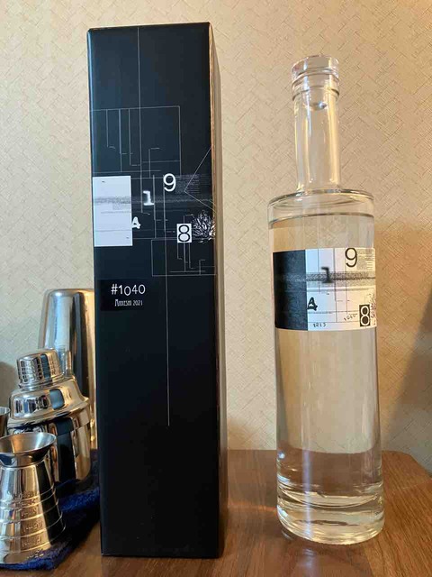 北海道厚岸町クラフトジン#1040 2021年製造 飲料・酒