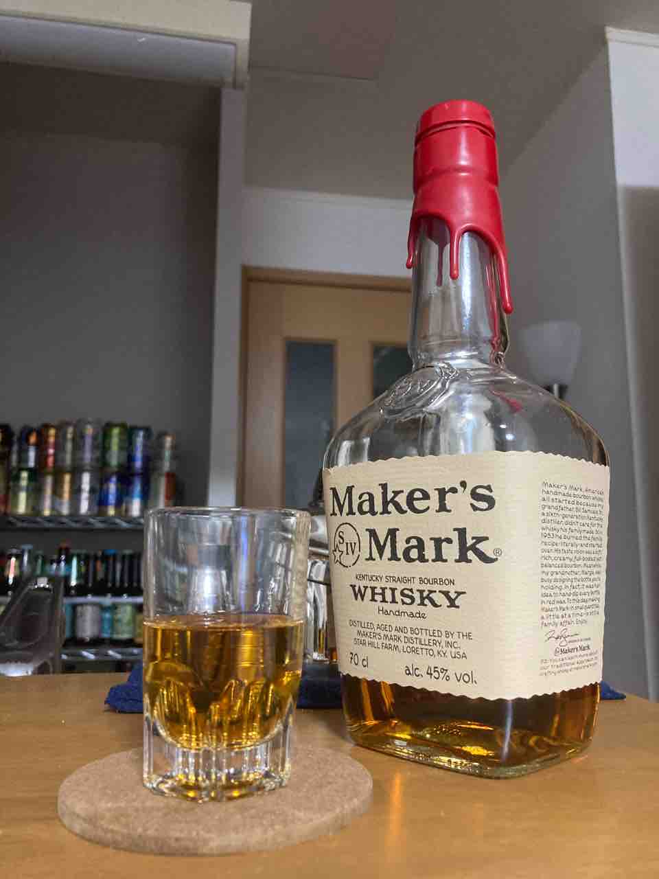 カイ太郎の晩酌日記 11杯目 メーカーズマーク レッドトップ カイ太郎の晩酌日記