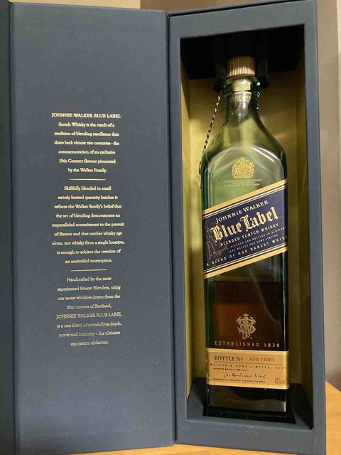 カイ太郎の晩酌日記 54杯目 ジョニーウォーカー ブルーラベル