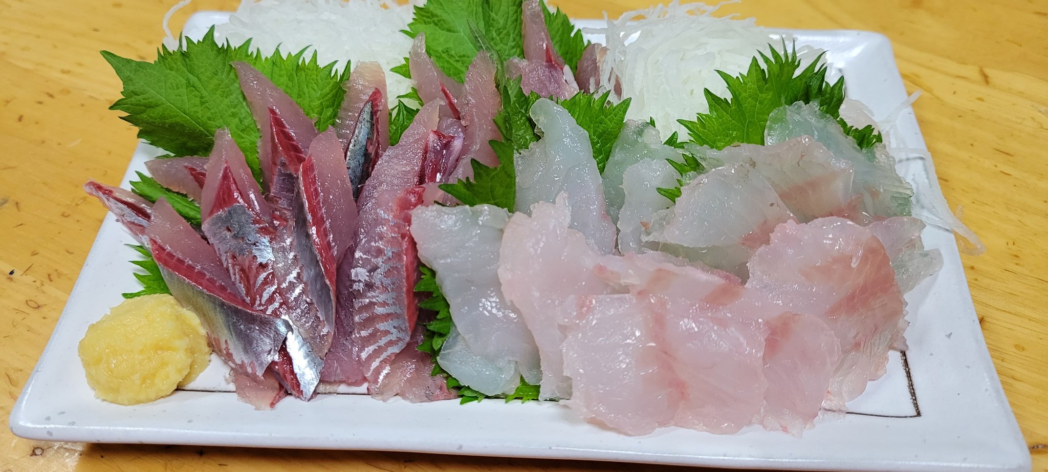 ウルメイワシのお刺身 海底調査団