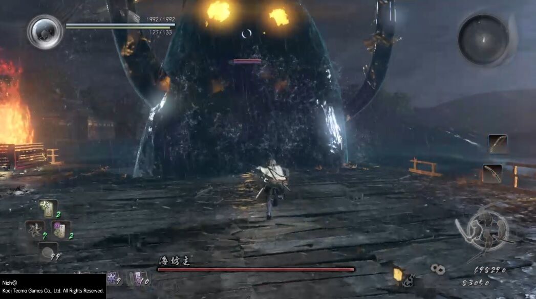 仁王ボス攻略 メインミッション 海鳴りふたたび 海坊主 の楽な倒し方 アクションゲーム苦手な人は要必見 ゲームは1日24時間