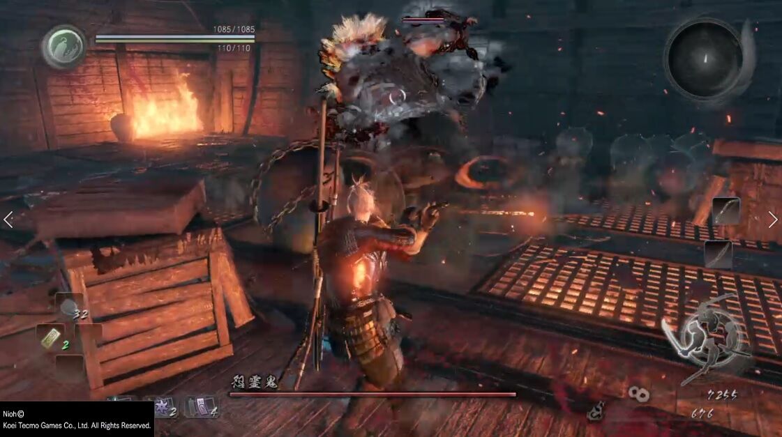 仁王ボス攻略 アクション苦手な人でも大丈夫 鬼の棲む島 怨霊鬼 の楽な倒し方 ゲームは1日24時間