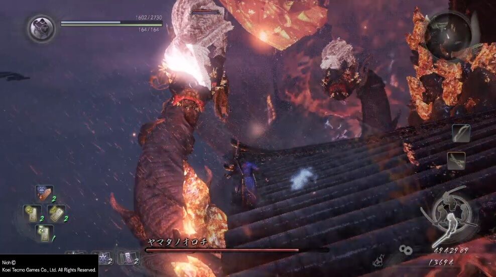 仁王ボス攻略 メインミッション 魔王耀変 ヤマタノオロチ の楽な倒し方 ゲームは1日24時間