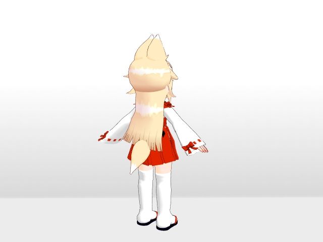 Mmdモデル きつねさん 玩具店 ぜんまいの森