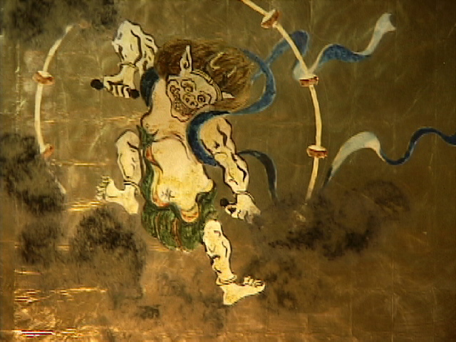 アニメーション実験帳/切り紙編>2「風神雷神」他 : ＜よたか堂