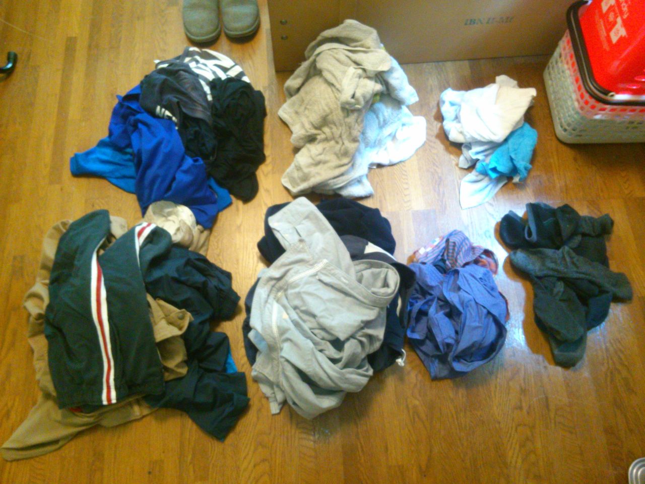 洗濯物の分類実践編 家事男子 家事のスキルアップを図る男のブログ