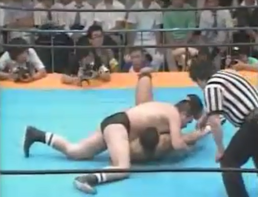 藤原喜明、前田日明 対 ザ・タイガー、高田伸彦（1984．7．23