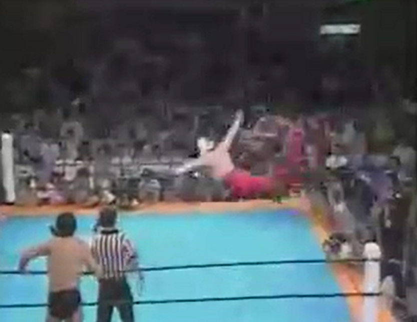 藤原喜明、前田日明 対 ザ・タイガー、高田伸彦（1984．7．23