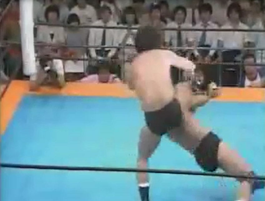 藤原喜明、前田日明 対 ザ・タイガー、高田伸彦（1984．7．23