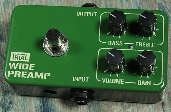 TRIAL WIDE PREAMP プリアンプ ハンドメイド Trial Wide Preamp : ギターサウンド研究録