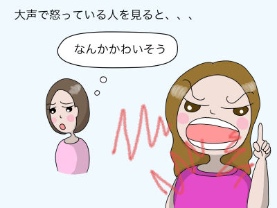 大声で怒っている人を見ると なんかかわいそう