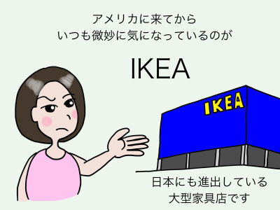 アメリカに来てから、微妙に気になるのが IKEA