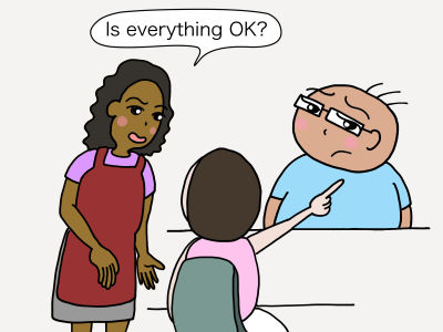 「Is everything OK?」