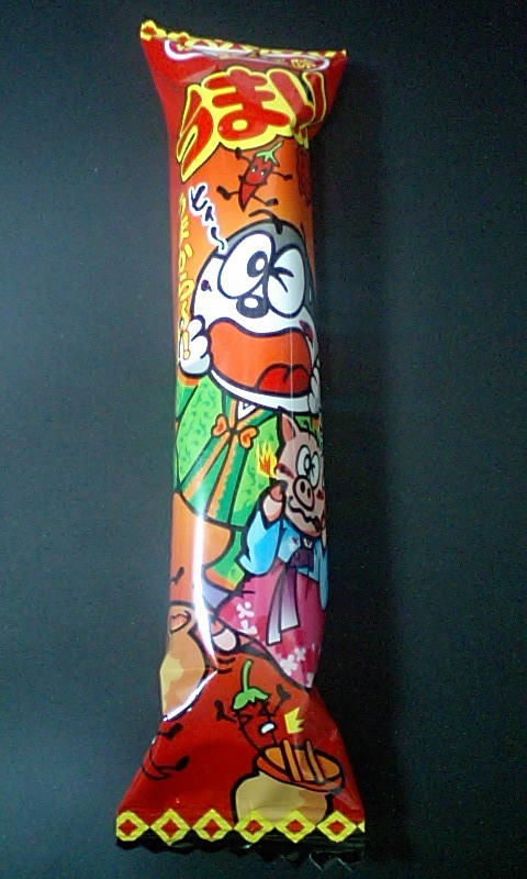 やおきん うまい棒 ぶたキムチ味 各駅停車 快速には抜かれません