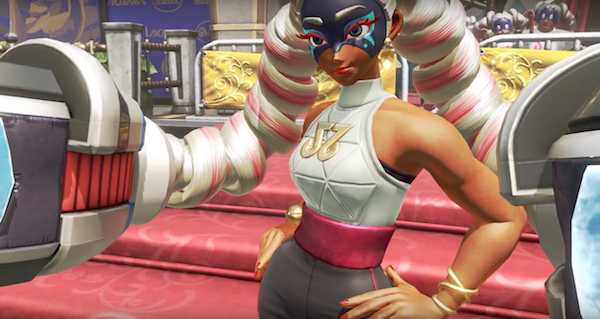任天堂スイッチ Arms の新参戦キャラ ツインテーラ のケツが凄いと話題に その他キッドコブラ バイト バークも参戦 海外の反応 格ゲーブログ 仮