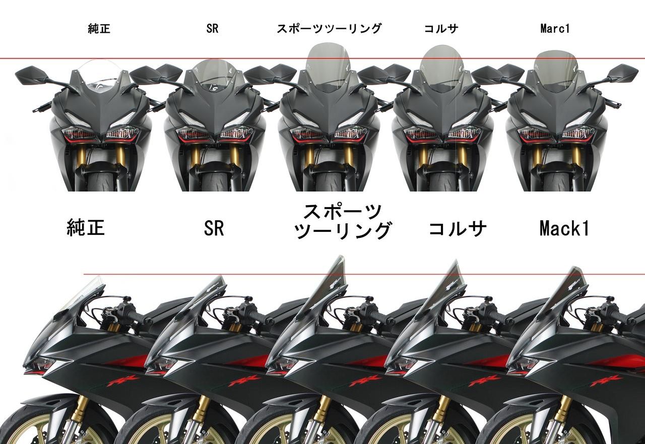 CBR250RR MC51 アクリポイント スモークスクリーン