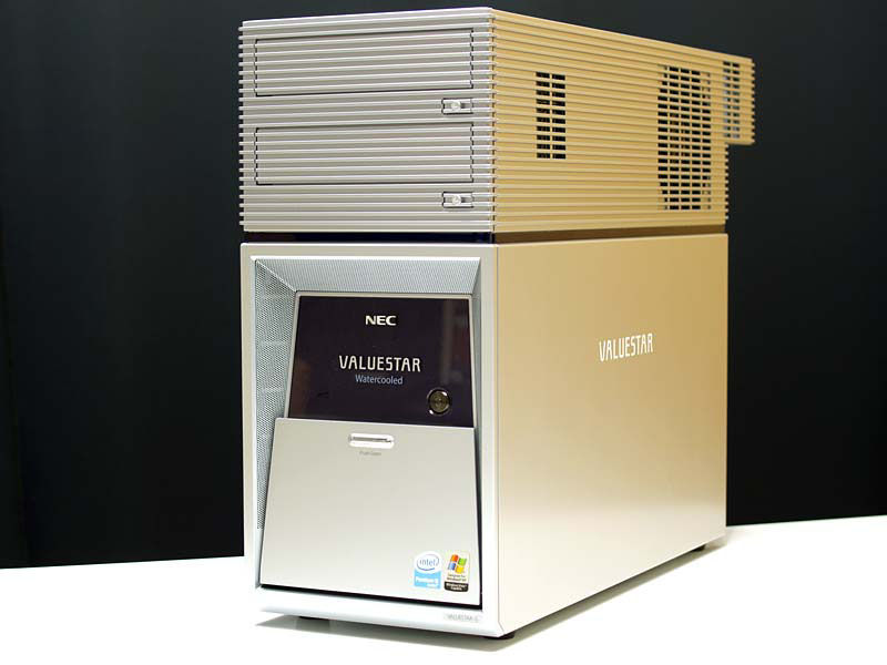 NEC VALUESTAR VG32S/F 水冷式デスクトップPC本体 NEC、水冷採用の静音