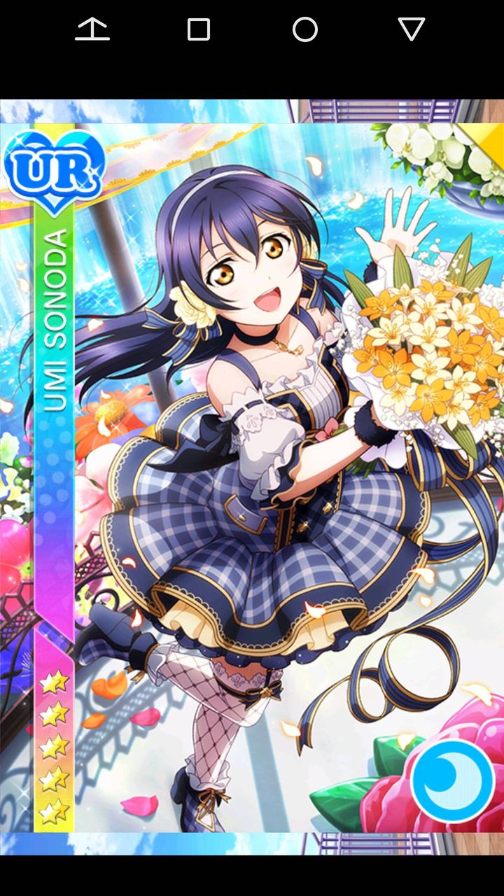 スクフェス Urフラワーブーケ編の海未ちゃん可愛い スクフェスまとめんばー