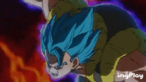 Gif ドラゴンボール新キャラ ゴジータブルー の超オサレな新技 マンガまとめちゃんねる