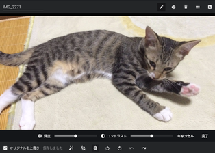 Chromebook 画像編集 輝度