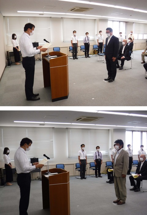 鎌田副社長と青柳次長