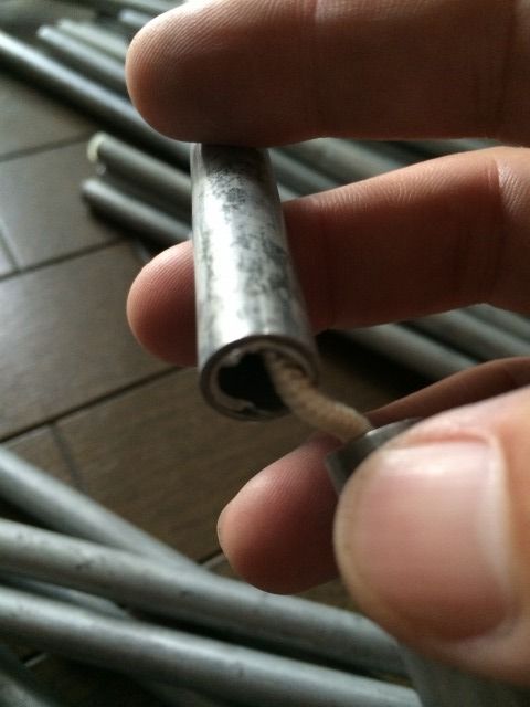 チキチキ号奮戦記 テントポールの修理 チキチキ号奮戦記 テントポールの修理
