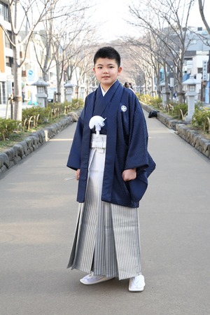 鎌倉小学生卒業袴レンタル  男子12