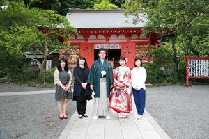 鎌倉前撮りプラン　鎌倉荏柄天神社