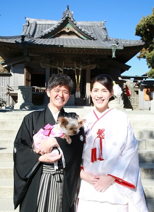 森戸大明神結婚式 写真撮影