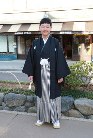 鎌倉小学生卒業袴 男児レンタル