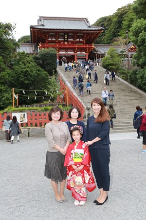 鶴岡八幡宮七五三写真6