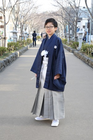 鎌倉小学生卒業袴レンタル  男子16