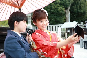 成人振袖前撮り 屋外撮影 ローション写真 鎌倉 横須賀 逗子 葉山