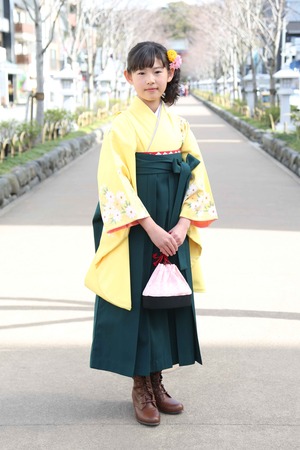 鎌倉小学生卒業袴 女児 (23)