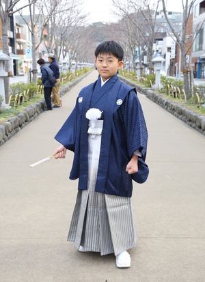 鎌倉 小学生男子 卒業袴 写真12