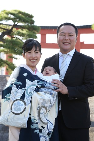 鶴岡八幡宮お宮参り写真２