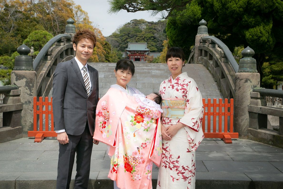 鎌倉 お宮参り撮影 スタジオ 鶴岡八幡宮ロケーション 鎌倉着物スタジオぶろぐ