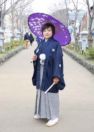 鎌倉 小学生男子 卒業袴 写真13