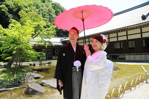 円覚寺結婚式写真方丈前庭園