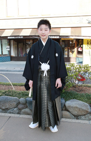 鎌倉小学生卒業袴 男児着物