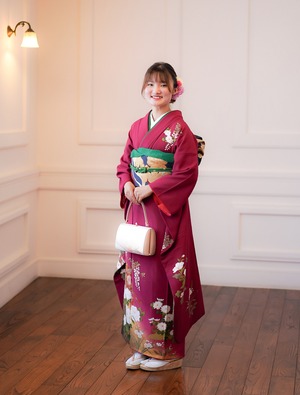 フォトスタジオ鎌倉 成人式 前撮り ママ振袖