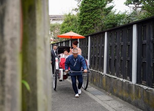 鎌倉 七五三 人力車ロケーションフォト4