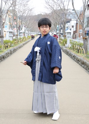 鎌倉 小学生男子 卒業袴 写真26