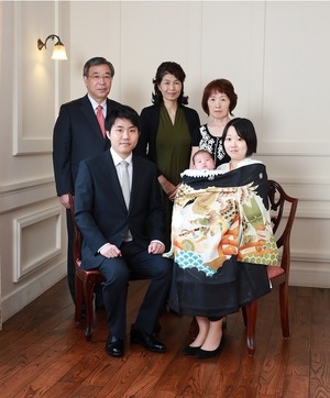 鎌倉スタジオ写真 鎌倉お宮参り 八幡宮お宮参り 産着