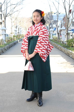 鎌倉小学生卒業袴 女児 (9)