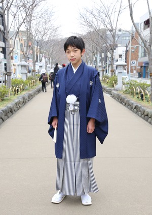 鎌倉 小学生男子 卒業袴 写真21