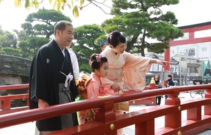 鶴岡八幡宮七五三ロケーション撮影