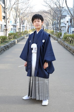 鎌倉小学生卒業袴レンタル 男子15