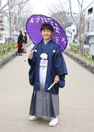 鎌倉 小学生男子 卒業袴 写真18